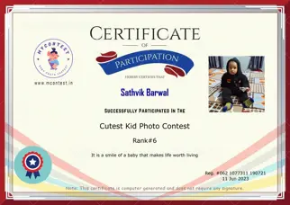 Certificate Preview