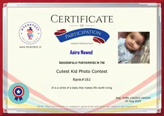 Certificate Preview