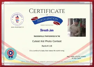Certificate Preview