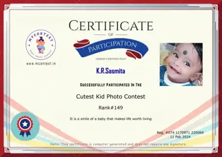 Certificate Preview