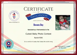 Certificate Preview