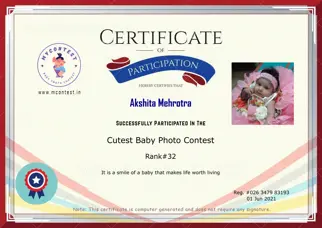 Certificate Preview