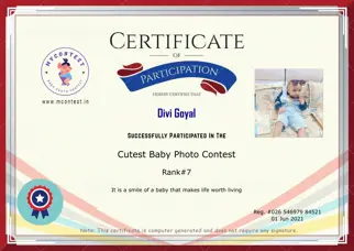 Certificate Preview