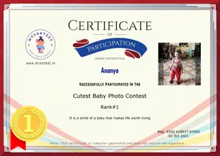 Certificate Preview