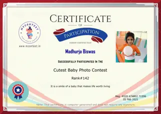 Certificate Preview