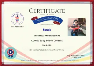 Certificate Preview