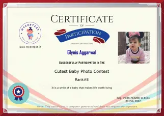 Certificate Preview