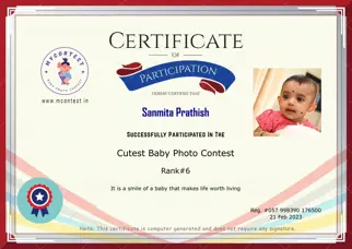 Certificate Preview