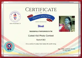 Certificate Preview