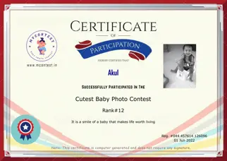 Certificate Preview