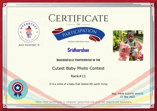 Certificate Preview