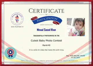 Certificate Preview