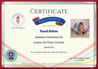 Certificate Preview