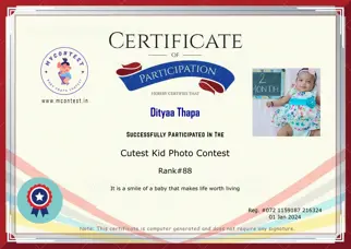 Certificate Preview