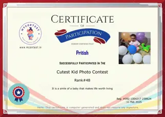Certificate Preview
