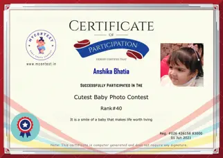 Certificate Preview