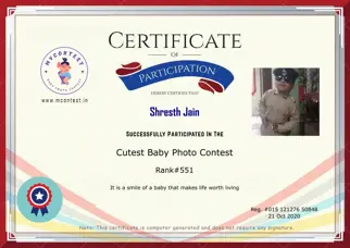 Certificate Preview
