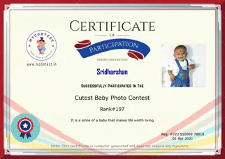 Certificate Preview