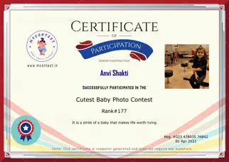 Certificate Preview