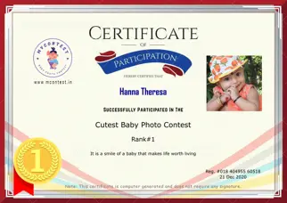 Certificate Preview