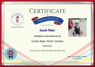 Certificate Preview