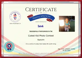 Certificate Preview
