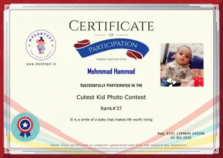 Certificate Preview