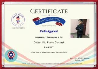 Certificate Preview
