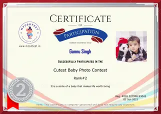 Certificate Preview