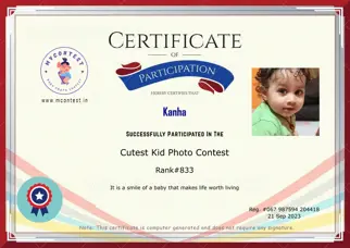 Certificate Preview