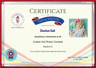 Certificate Preview