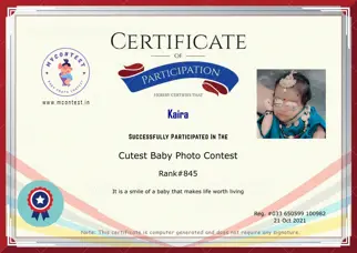 Certificate Preview