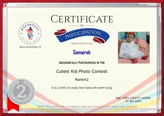 Certificate Preview