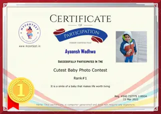 Certificate Preview