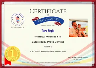 Certificate Preview