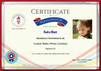 Certificate Preview