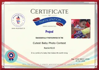 Certificate Preview