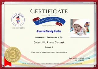 Certificate Preview