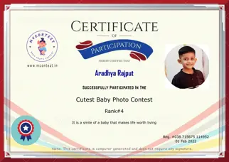 Certificate Preview