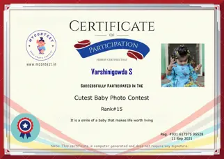 Certificate Preview