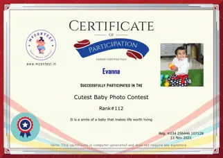Certificate Preview