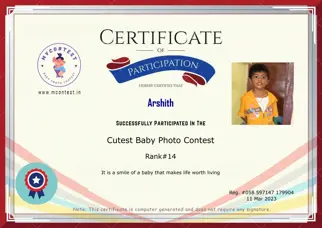 Certificate Preview
