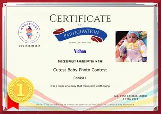 Certificate Preview