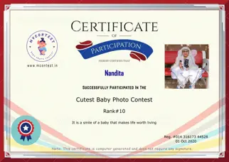 Certificate Preview