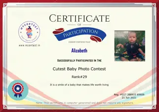 Certificate Preview