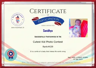 Certificate Preview