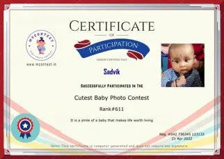 Certificate Preview