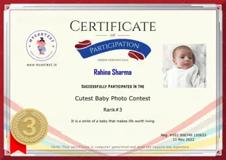 Certificate Preview