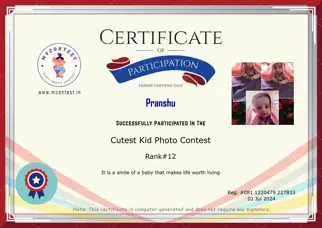 Certificate Preview