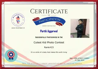 Certificate Preview